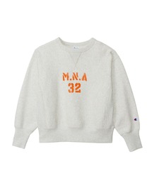 【Champion/チャンピオン】レディース リバースウィーブ(R) クルーネックスウェットシャツ