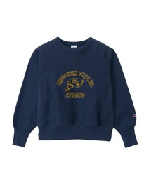 【Champion/チャンピオン】レディース リバースウィーブ(R) クルーネックスウェットシャツ