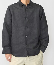 BENCH MARKING SHIRTS: ポリエステル フェイクスエード シャツ