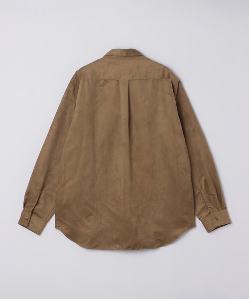 SHIPS(シップス)の「BENCH MARKING SHIRTS: ポリエステル フェイクスエード シャツ(シャツ/ブラウス・メンズ・キャメル/ブラック/チャコールグレー・SMALL/MEDIUM/LARGE)」の12枚目の写真