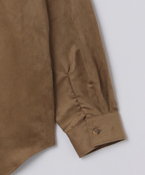 SHIPS(シップス)の「BENCH MARKING SHIRTS: ポリエステル フェイクスエード シャツ(シャツ/ブラウス・メンズ・キャメル/ブラック/チャコールグレー・SMALL/MEDIUM/LARGE)」の15枚目の写真