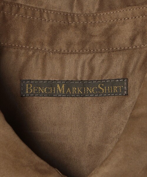SHIPS(シップス)の「BENCH MARKING SHIRTS: ポリエステル フェイクスエード シャツ(シャツ/ブラウス・メンズ・キャメル/ブラック/チャコールグレー・SMALL/MEDIUM/LARGE)」の16枚目の写真