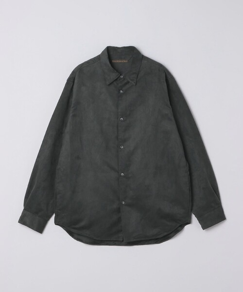 SHIPS(シップス)の「BENCH MARKING SHIRTS: ポリエステル フェイクスエード シャツ(シャツ/ブラウス・メンズ・キャメル/ブラック/チャコールグレー・SMALL/MEDIUM/LARGE)」の21枚目の写真