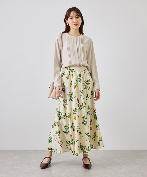ROPE' PICNIC(ロペピクニック)の「【WEB限定】フロントピンタックブラウス 通勤 お仕事(シャツ/ブラウス・レディース・サックスブルー/チャコールグレー/ホワイト/ベージュ・L/M)」の16枚目の写真