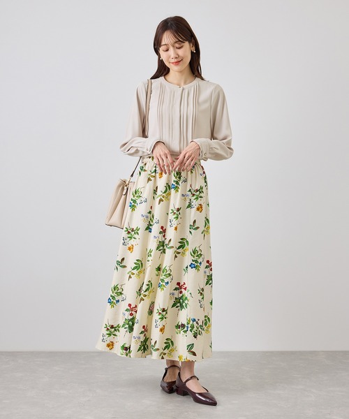 ROPE' PICNIC(ロペピクニック)の「【WEB限定】フロントピンタックブラウス 通勤 お仕事(シャツ/ブラウス・レディース・サックスブルー/チャコールグレー/ホワイト/ベージュ・L/M)」の17枚目の写真