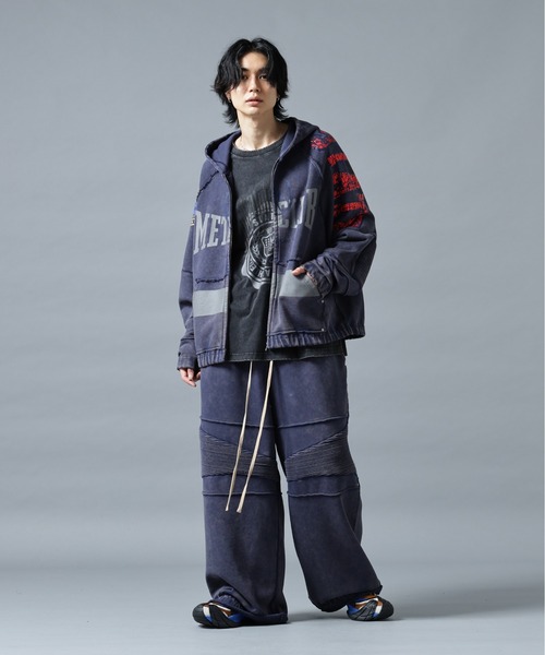 DANKE SCHON(ダンケシェーン)の「DankeSchon/ダンケシェーン/CHEMICAL SWEAT ZIP HOODIE METACLUB(パーカー・メンズ・ネイビー/ホワイト/ブラック・L/M)」の13枚目の写真