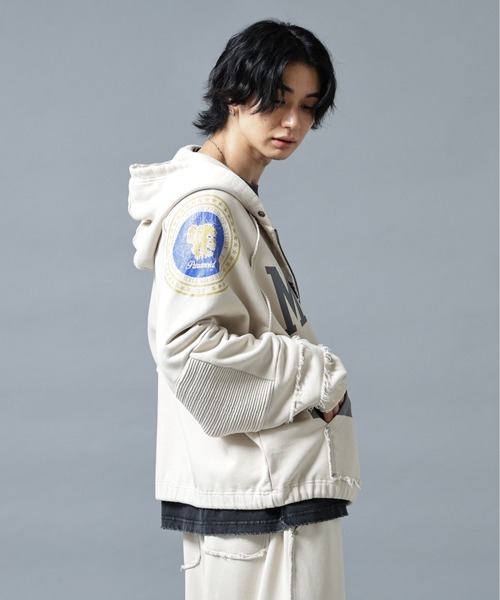 DANKE SCHON(ダンケシェーン)の「DankeSchon/ダンケシェーン/CHEMICAL SWEAT ZIP HOODIE METACLUB(パーカー・メンズ・ネイビー/ホワイト/ブラック・L/M)」の20枚目の写真