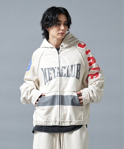 DANKE SCHON(ダンケシェーン)の「DankeSchon/ダンケシェーン/CHEMICAL SWEAT ZIP HOODIE METACLUB(パーカー・メンズ・ネイビー/ホワイト/ブラック・L/M)」の21枚目の写真