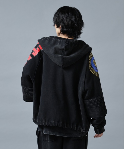 DANKE SCHON(ダンケシェーン)の「DankeSchon/ダンケシェーン/CHEMICAL SWEAT ZIP HOODIE METACLUB(パーカー・メンズ・ネイビー/ホワイト/ブラック・L/M)」の15枚目の写真