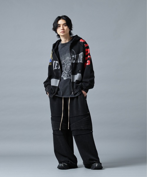 DANKE SCHON(ダンケシェーン)の「DankeSchon/ダンケシェーン/CHEMICAL SWEAT ZIP HOODIE METACLUB(パーカー・メンズ・ネイビー/ホワイト/ブラック・L/M)」の18枚目の写真