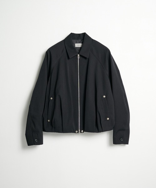 CONZ(コンズ)の「balloon jacket GABA(ブルゾン・メンズ・ダークブラウン/ブラック/ダークグレー/ストライプ・3/2/1)」の1枚目の写真