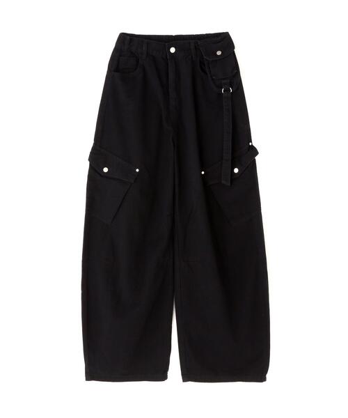 SIS（エスアイエス）の「SIS/エスアイエス/SIDE POCKET CARGO PANTS（カーゴパンツ・レディース・チャコールグレー/ブラック・M/L）」の2枚目の写真