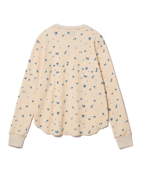 NON TOKYO(ノントーキョー)の「THERMAL FLOWER L/S T-SHIRT(Tシャツ/カットソー・レディース・アイボリー/ブラック・2/1)」の10枚目の写真