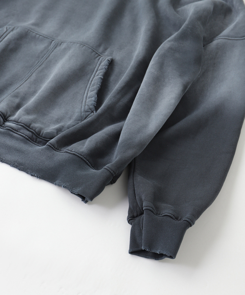 JOURNAL STANDARD(ジャーナルスタンダード)の「MOOJI MOOJI / ム―ジ ム―ジ OVERSIZE KANGAROO POCKETCREW(スウェット・メンズ・ボルドー/ブラック/パープル・MEDIUM/LARGE)」の6枚目の写真