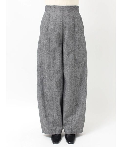 LAGUNAMOON(ラグナムーン)の「ハイウエストテクスチャーバレルパンツ(その他パンツ・レディース・ブラウン/ブラック・MEDIUM/SMALL)」の8枚目の写真