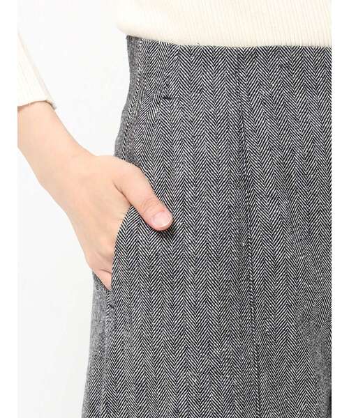 LAGUNAMOON(ラグナムーン)の「ハイウエストテクスチャーバレルパンツ(その他パンツ・レディース・ブラウン/ブラック・MEDIUM/SMALL)」の12枚目の写真