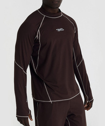 AIRIT（アイリット）の「コントラスト サーマル 長袖 AM1252 BR（Tシャツ/カットソー）」