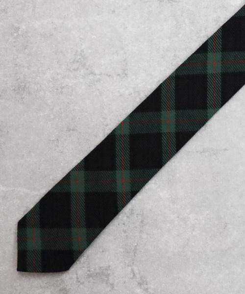 ８(eight)（エイト）の「チェック スリムタイ 細ネクタイ（ネクタイ・メンズ・ネイビー/レッド/グリーン・FREE）」の12枚目の写真