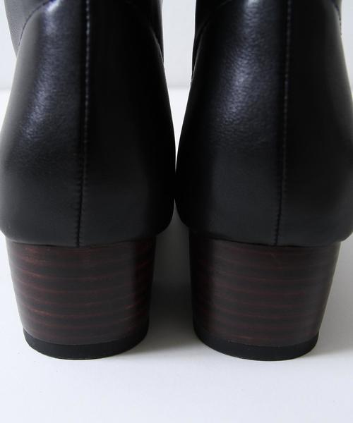 coen（コーエン）の「サイドジップハーフブーツ（ブーツ・レディース・ダークブラウン/ブラウン/ブラック・LARGE/MEDIUM/SMALL）」の12枚目の写真