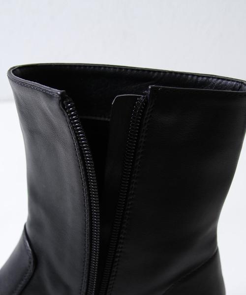 coen（コーエン）の「サイドジップハーフブーツ（ブーツ・レディース・ダークブラウン/ブラウン/ブラック・LARGE/MEDIUM/SMALL）」の14枚目の写真