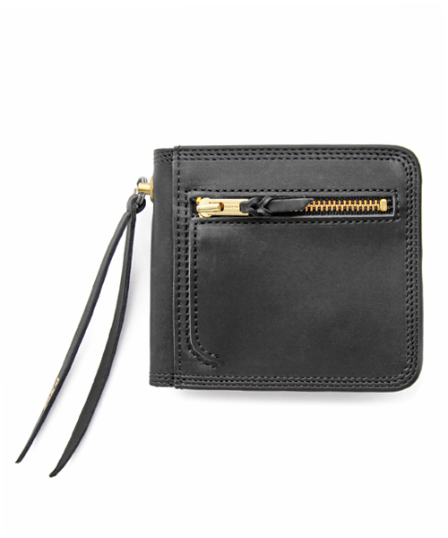 良好✨PORTERウォレット LUMBER レザー ブラック PORTER（ポーター）の「PORTER LUMBER WALLET <B印 YOSHIDA