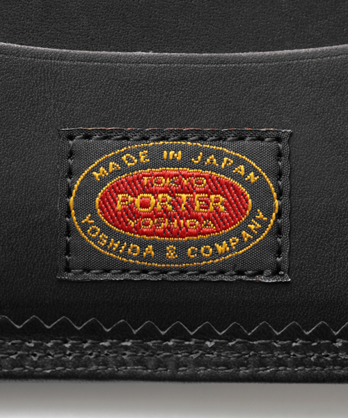 良好✨PORTERウォレット LUMBER レザー ブラック PORTER（ポーター）の「PORTER LUMBER WALLET <B印 YOSHIDA