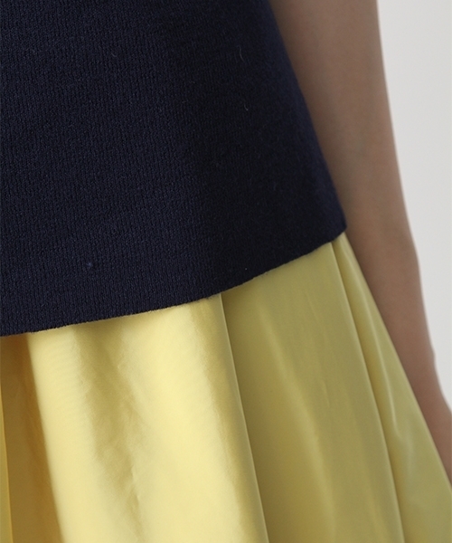 Andemiu（アンデミュウ）の「ソデストライプリボンプルオーバー750012（ニット/セーター・レディース・ネイビー/グレー/ホワイト・FREE）」の12枚目の写真