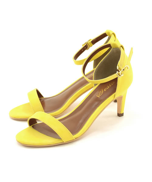 SESTO（セスト）の「美脚アンクルストラップサンダル（サンダル・レディース・ブラック/グレイッシュベージュ/グリーン/ベージュ/オレンジ/パイソン/シルバー/ピンク/ホワイト/イエロー・23.5cm/22.0cm/23.0cm/25.5cm/24.0cm/24.5cm/22.5cm）」の16枚目の写真