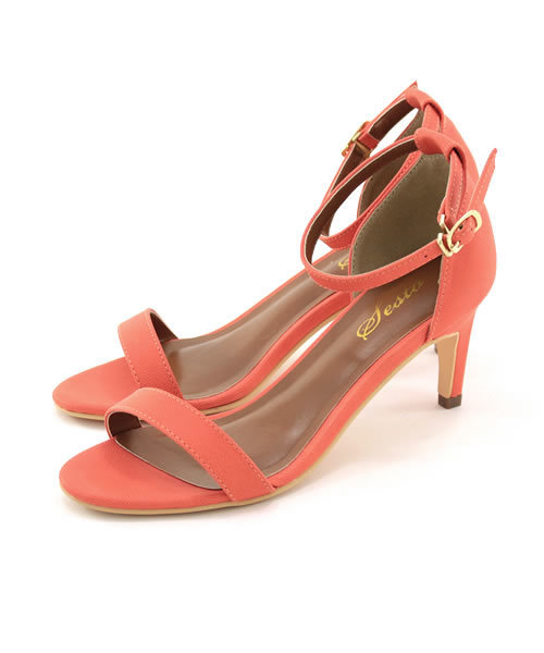 SESTO（セスト）の「美脚アンクルストラップサンダル（サンダル・レディース・ブラック/グレイッシュベージュ/グリーン/ベージュ/オレンジ/パイソン/シルバー/ピンク/ホワイト/イエロー・23.5cm/22.0cm/23.0cm/25.5cm/24.0cm/24.5cm/22.5cm）」の18枚目の写真