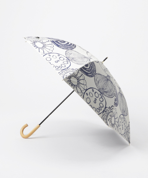 MERLOT（メルロー）の「お！野菜柄　晴雨兼用傘000-2742（長傘・レディース・ピンク/ブラック/ベージュ/ネイビー・FREE）」の11枚目の写真