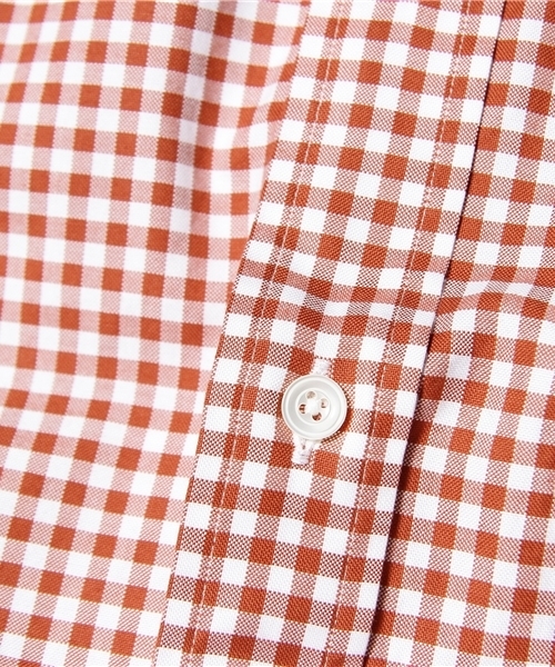 BEAUTY&YOUTH UNITED ARROWS(ビューティーアンドユースユナイテッドアローズ)の「BY オックスフォード ギンガムチェック BD §◆(シャツ/ブラウス・メンズ・オレンジ/ブラック/ロイヤルブルー/オレンジ系その他・SMALL/MEDIUM/LARGE/X-LARGE)」の11枚目の写真