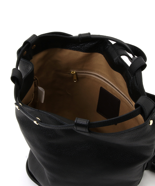 REGALO（レガロ）の「【REGALO】グラム2WAYボンサック（ショルダーバッグ・レディース・ブラック/キャメル・FREE）」の6枚目の写真