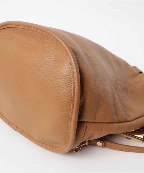 REGALO（レガロ）の「【REGALO】グラム2WAYボンサック（ショルダーバッグ・レディース・ブラック/キャメル・FREE）」の9枚目の写真