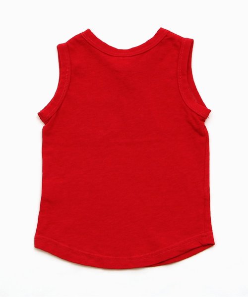 BREEZE（ブリーズ）の「デニムポケット付ロゴタンク（タンクトップ・キッズ・チャコール/グリーン/マスタード/レッド・95/140/110/130/100/120/80/90）」の12枚目の写真