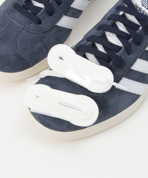 adidas（アディダス）の「オリジナルス ガゼル [GAZELLE W]（スニーカー・レディース・ネイビー/ピンク・22.0cm/22.5cm/23.0cm/24.5cm/25.5cm/24.0cm/23.5cm/25.0cm）」の5枚目の写真