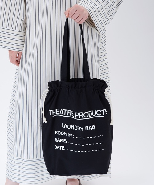 THEATRE PRODUCTS(シアタープロダクツ)の「WEB SHOP限定 ランドリーバッグ(L)(エコバッグ/サブバッグ)」|ブラック