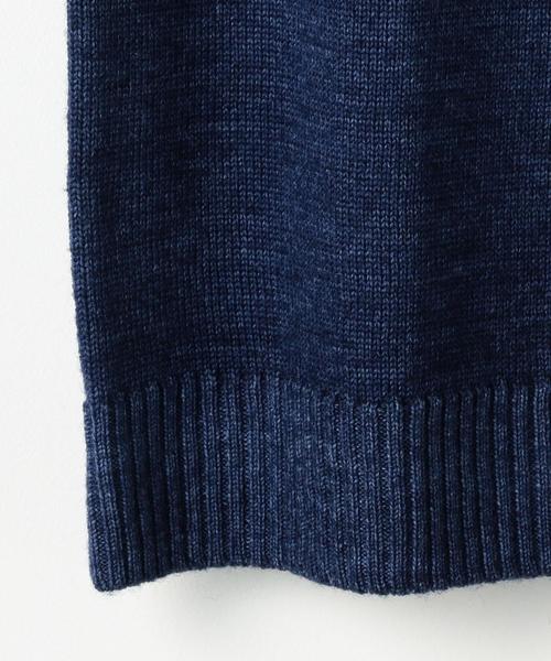 green label relaxing（グリーンレーベルリラクシング）の「CM ウォッシュドW クルーネック ニット ◆（ニット/セーター・メンズ・ケリー/ネイビー/ピンク・X-LARGE/SMALL/MEDIUM/LARGE）」の17枚目の写真