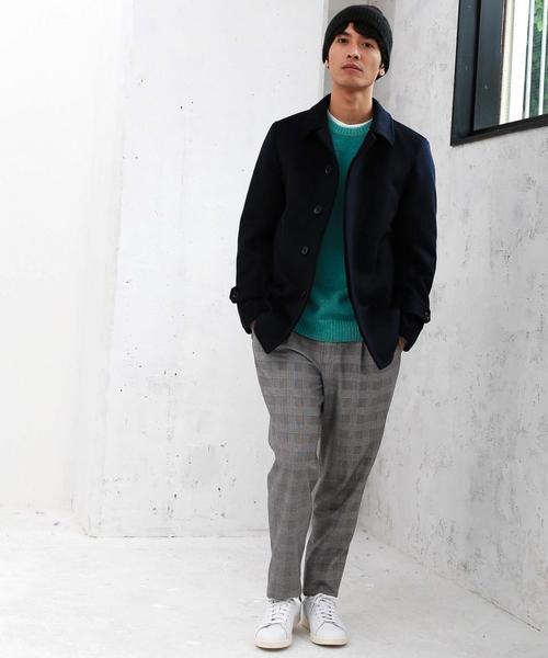 green label relaxing（グリーンレーベルリラクシング）の「CM ウォッシュドW クルーネック ニット ◆（ニット/セーター・メンズ・ケリー/ネイビー/ピンク・X-LARGE/SMALL/MEDIUM/LARGE）」の5枚目の写真