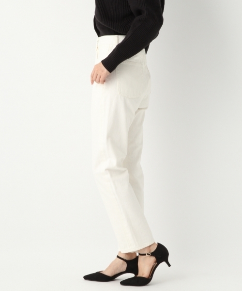 A part by（アパートバイ）の「デニムシガレットパンツ 777272 （デニムパンツ・レディース・ホワイト/ネイビー/ブルー・SMALL/MEDIUM/LARGE）」の14枚目の写真