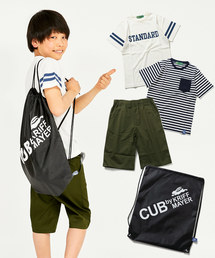 CUB by KRIFF MAYER | ワク☆ドキセット　（上下セット 半袖 Tシャツ ズボン 半ズボン  ボーダー 福袋 修学旅行 ジュニア キッズ 男の子 120cm 130cm 140cm 150cm 160cm）(福袋/福箱)