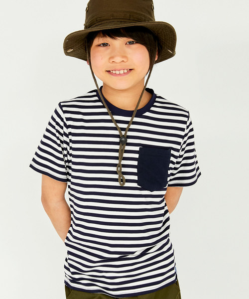 CUB by KRIFF MAYER（カブバイクリフメイヤー）の「ワク☆ドキセット　（上下セット 半袖 Tシャツ ズボン 半ズボン  ボーダー 福袋 修学旅行 ジュニア キッズ 男の子 120cm 130cm 140cm 150cm 160cm）（福袋/福箱・キッズ・マルチ・120/130/140/150/160）」の2枚目の写真