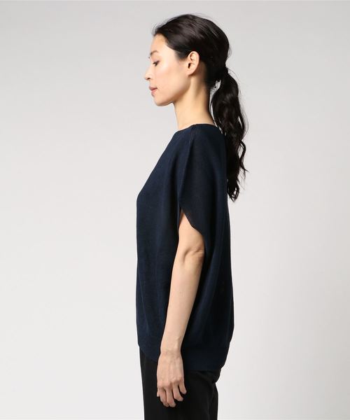 RIVE DROITE(リヴドロワ)の「ストローヤーンフレンチニット-(ニット/セーター・レディース・ネイビー/ライトブルー/マスタード/バイオレット・FREE)」の5枚目の写真