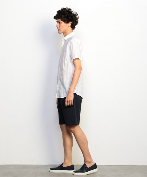 ARMANI EXCHANGE(アルマーニエクスチェンジ)の「【AXアルマーニ エクスチェンジ】コットン半袖シャツ(シャツ/ブラウス・メンズ・ホワイト・MEDIUM/X-SMALL/SMALL/LARGE/X-LARGE)」の4枚目の写真