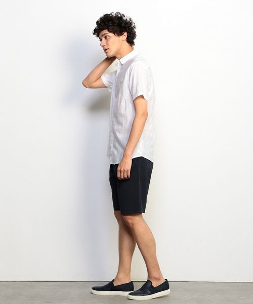 ARMANI EXCHANGE(アルマーニエクスチェンジ)の「【AXアルマーニ エクスチェンジ】コットン半袖シャツ(シャツ/ブラウス・メンズ・ホワイト・MEDIUM/X-SMALL/SMALL/LARGE/X-LARGE)」の5枚目の写真
