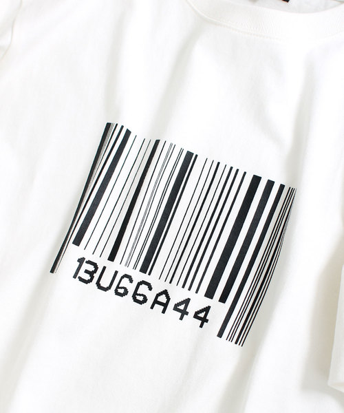 BUCCA 44(ブッカフォーティーフォー)の「【BUCCA 44】バーコードTシャツ(Tシャツ/カットソー・メンズ・ホワイト/ブラック・LARGE/MEDIUM/X-LARGE/XX-LARGE/XXX-LARGE)」の8枚目の写真