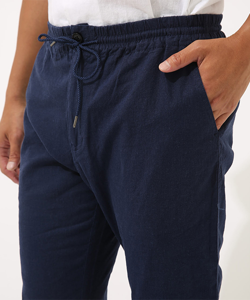 AZUL by moussy(アズールバイマウジー)の「リネンレーヨンストレッチアンクルパンツ(その他パンツ・メンズ・ブルー系その他・SMALL/MEDIUM/LARGE)」の8枚目の写真