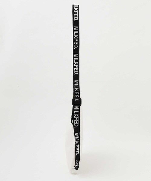 MILKFED.(ミルクフェド)の「LOGO TAPE SACOCHE(ショルダーバッグ・レディース・ホワイト/ブラック・ONE SIZE)」の4枚目の写真