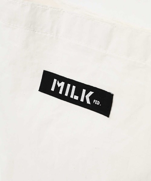 MILKFED.(ミルクフェド)の「LOGO TAPE SACOCHE(ショルダーバッグ・レディース・ホワイト/ブラック・ONE SIZE)」の8枚目の写真