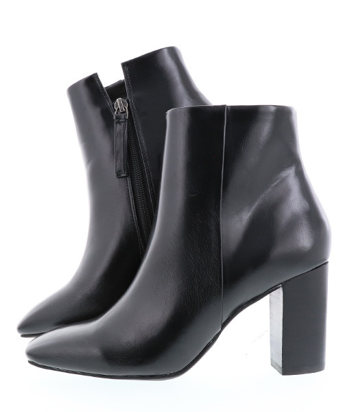 RANDA（ランダ）の「スクエアトゥショートブーツ（ブーツ・レディース・ブラック/ブラウン・S/M/L/LL）」の7枚目の写真