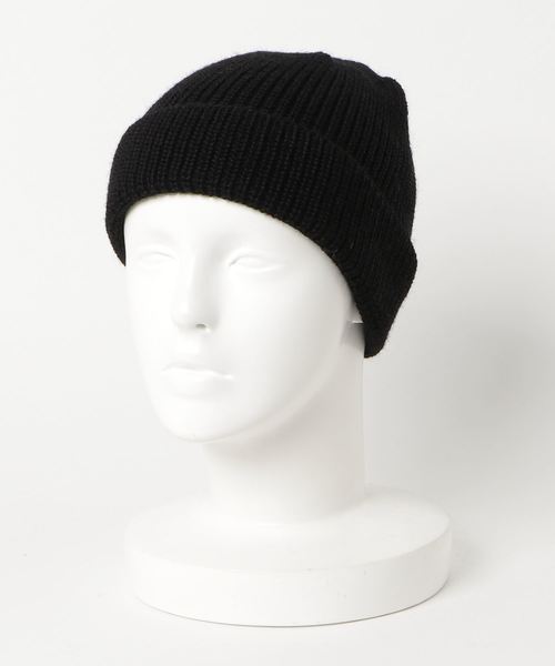 LEUCHTFEUER（ロイフトフォイヤー）の「LEUCHTFEUER:BORKUM KNIT CAP（ニットキャップ/ビーニー・メンズ・ライトグレー/ブラック/ブルー・ONE SIZE）」の2枚目の写真